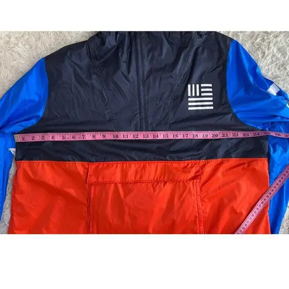 The North Face Women's Size XL Red White Blue USA Windwall Pullover #0493 - Picture 14 of 15